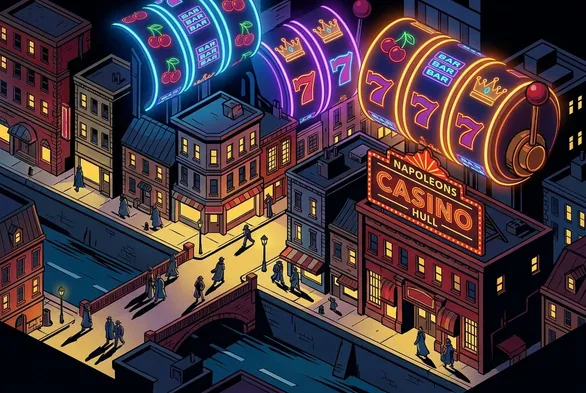 spin the reels at Napoleons Casino Hull